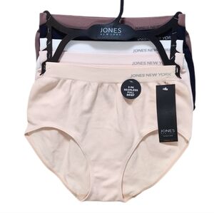 Jones New York Panties 5-Pack Seamless Full Brief Women’s Underwear Size S